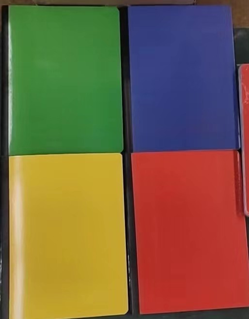 Cuaderno Liso Unicolor Cosido Almac N Rojo Vivo