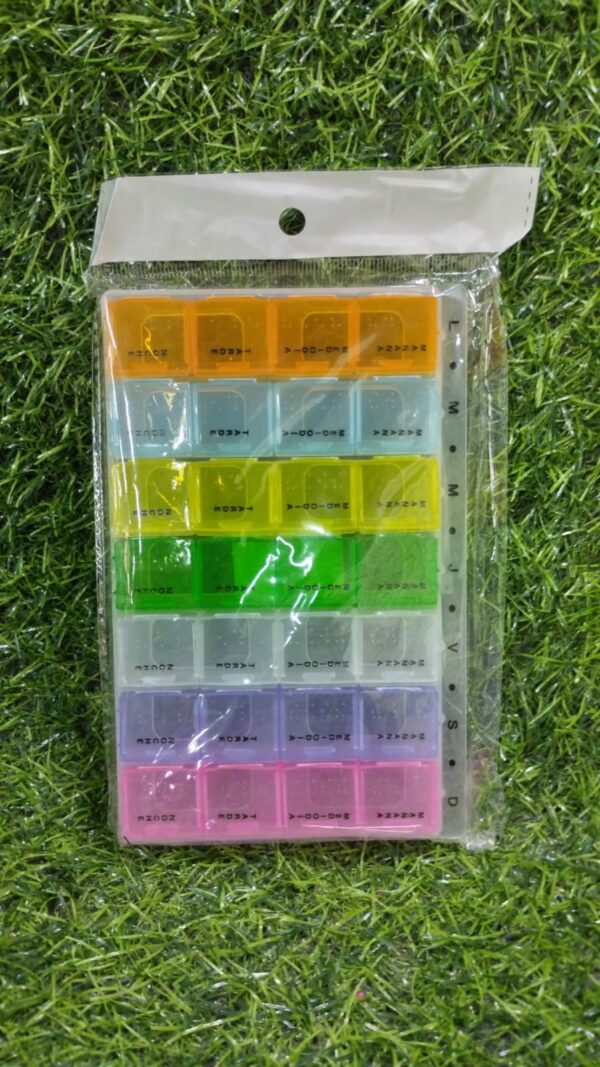 Pastillero Multicolor en Blister