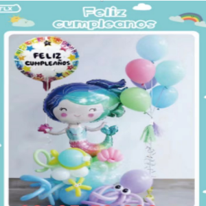 Globos Sirenita Set