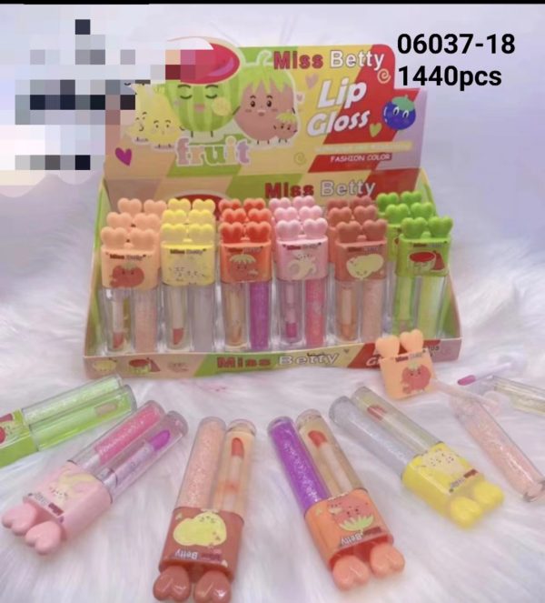 Brillo Labial Doble con Fruta