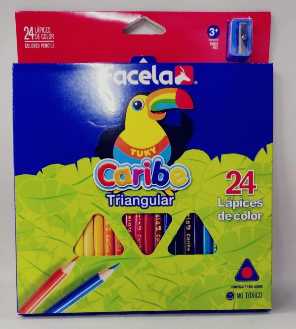 Lápiz Color Caribe Triangular