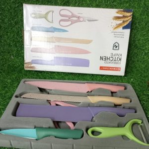 Set Cuchillos para Cocina con Pelador y Tijeras