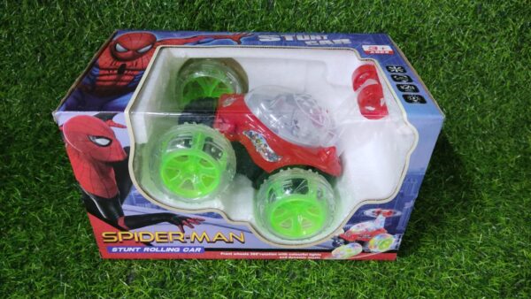Carro Control Remoto Acrobático Spider Man 