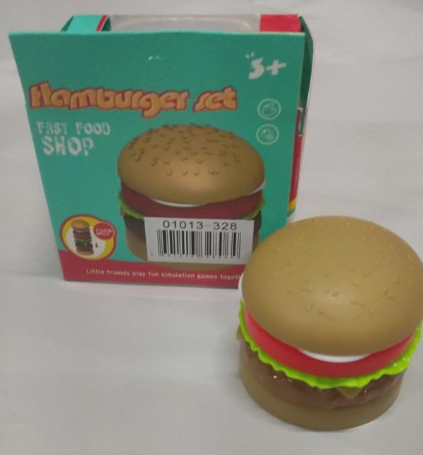 Juguete Hamburguesa Armable