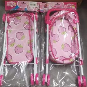 Coche Cuna de Metal para Muñeca