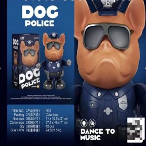 Juguete Robot Perro Policía