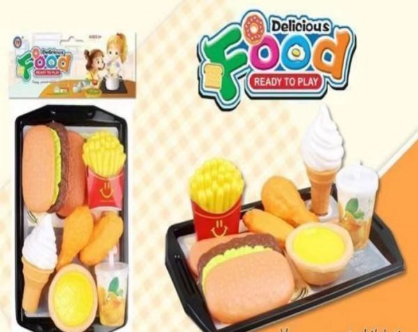 Set de Hamburguesa 2 Piezas de Pollo y Helado