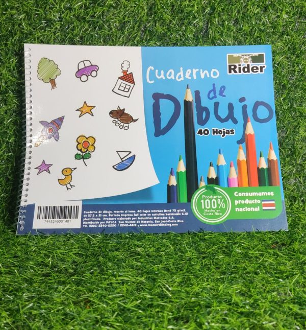 Cuaderno Dibujo Escolar Carta