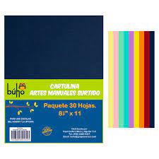 Cartulina Artes Manuales Colores Surtidos