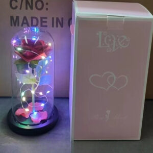 Lámpara Rosa con Luz