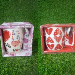 Jarra Cerámica con Cuchara San Valentín Love