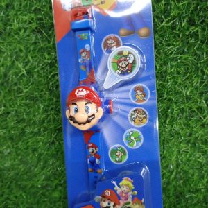 Reloj Infantil con Diseño en la Pantalla Mario