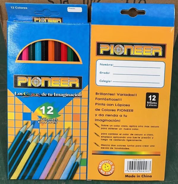 Lápiz de Color Grande Pioneer