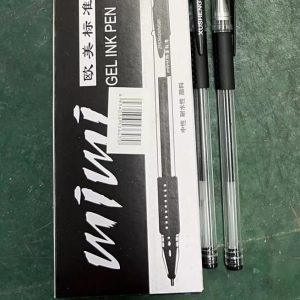 Bolígrafo Punta Fina de Gel Negro