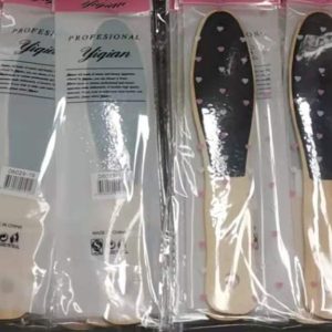 Lima para Pie, de Madera Ovalada en Bolsa