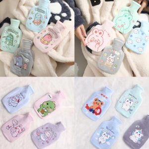 Bolsa para Agua Caliente Forro de Gamuza Estampado (Compresa)