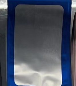 Bolsa Holografica Negra con Ventana