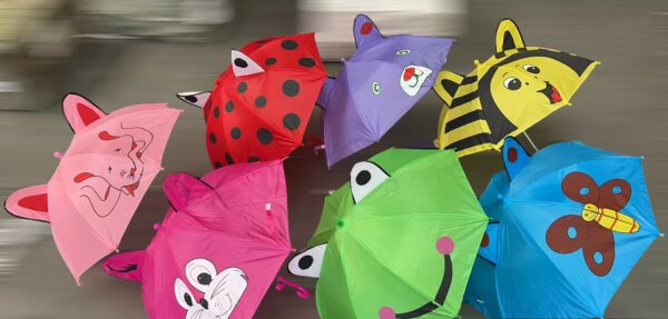 Sombrilla Infantil Animales con Orejas 