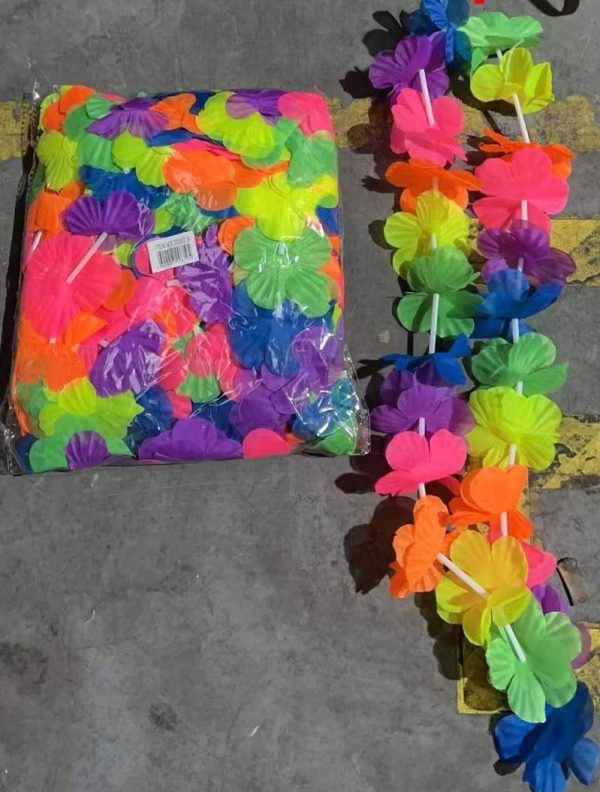 Collar Hawaiana Flores