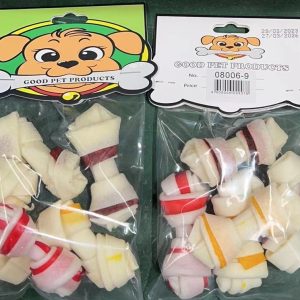 Hueso para Mascota Nudo Doble Color