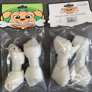 Hueso para Mascota Nudo Blanco