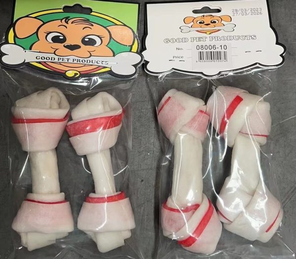 Hueso para Mascota Nudo Doble Color 