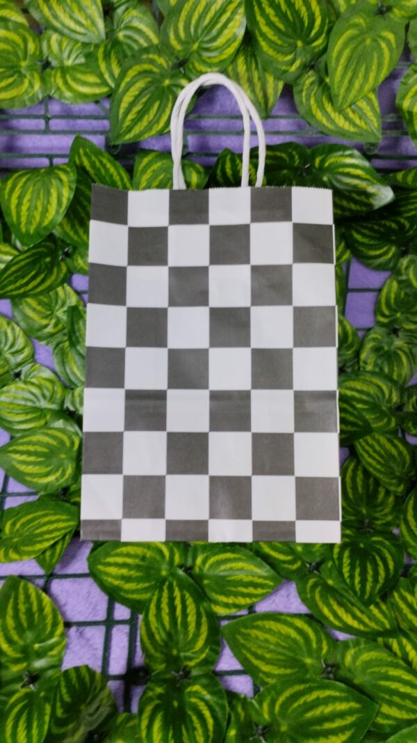 Bolsa de Regalo Papel Cuadros
