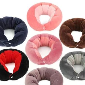 Almohada para el Cuello Costura 2 Colores con Broche