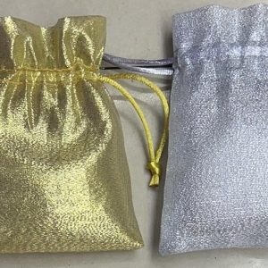 Bolsa de Organza Lisa Dorada