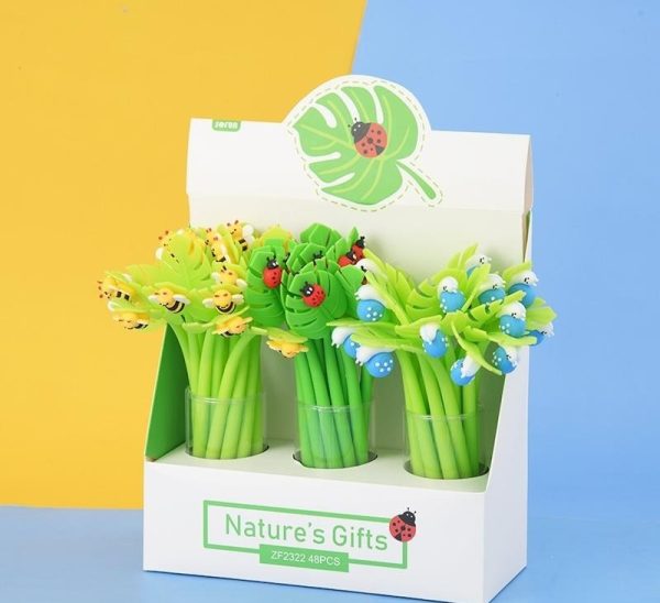 Lapicero Diseño de Hoja con Insectos