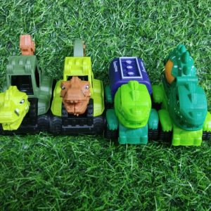 Carrito De Construcción Dinosaurio De Cuerda