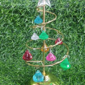 Nav Árbol Metal Con Luz Multicolor