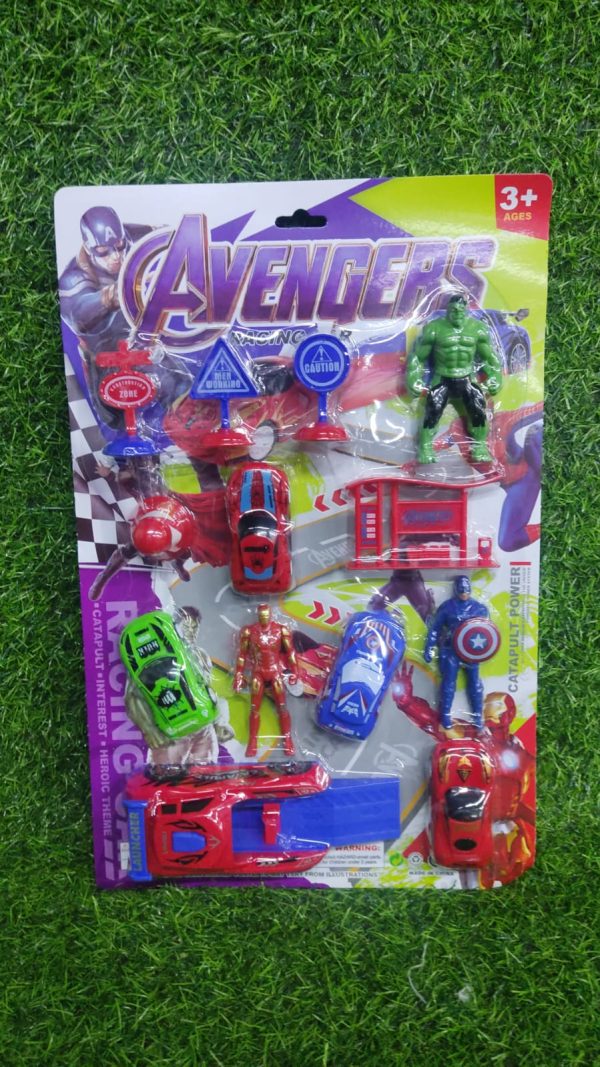 Set Carros Vengadores