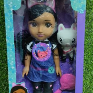 Muñeca Gatito Con Mascota