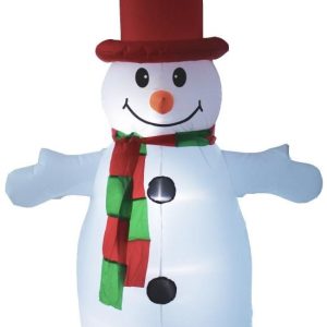 Nav Inflable Muñeco De Nieve