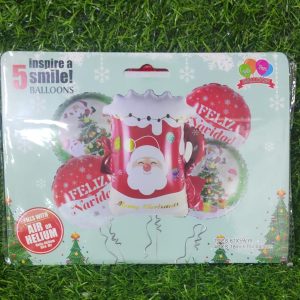 Nav Set Globos Con Jarra