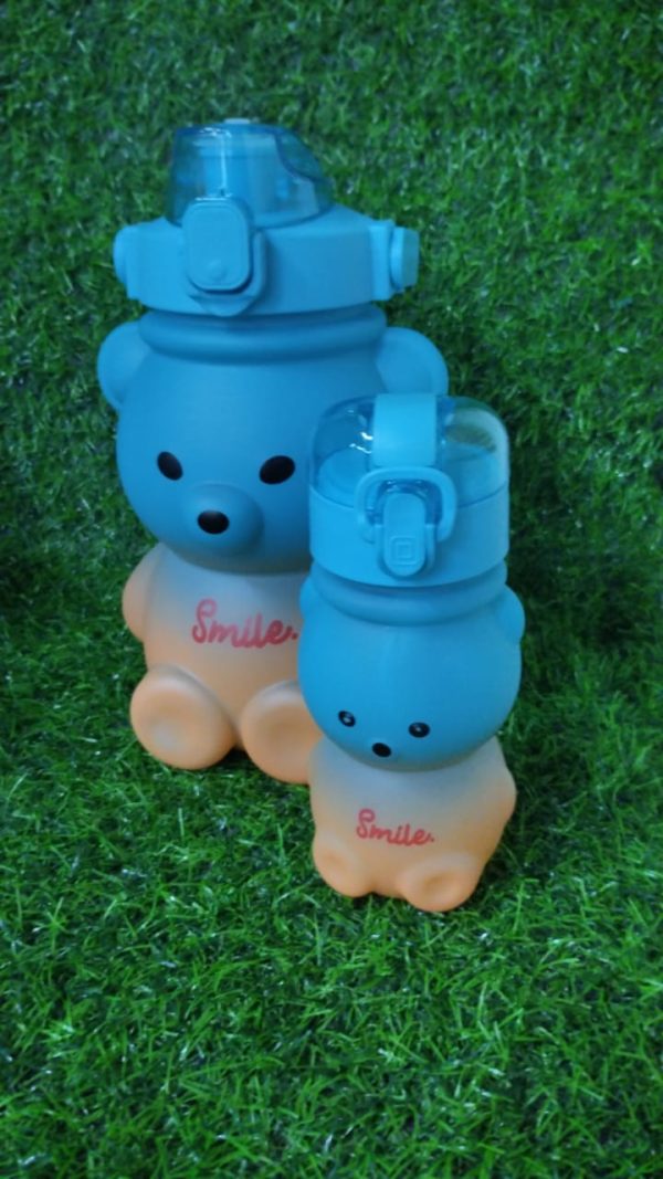 Set De Botella De Agua De Ositos Bicolor - Imagen 4