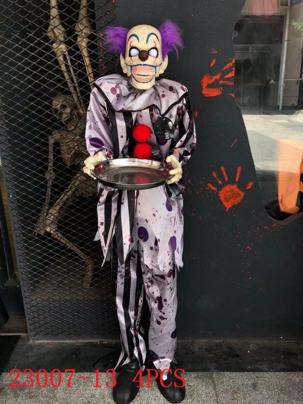 Muñeco Payaso Con Bandeja