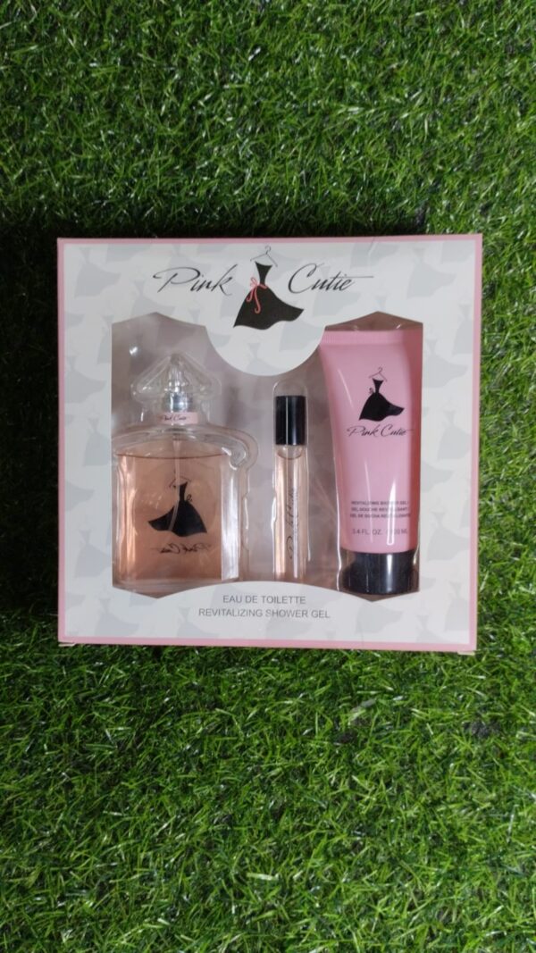 Set Perfume Con Crema Pink Cutie