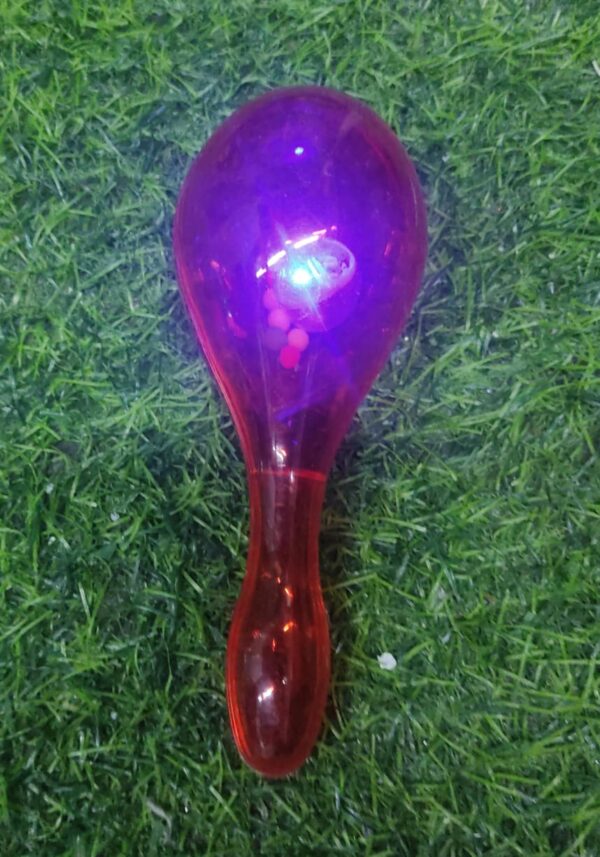 Maracas Transparentes Con Luz - Imagen 3