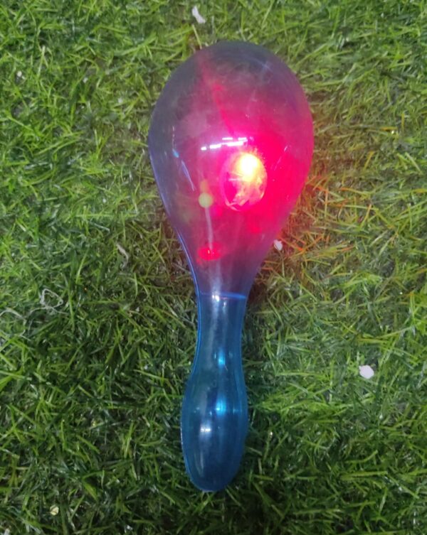 Maracas Transparentes Con Luz - Imagen 6
