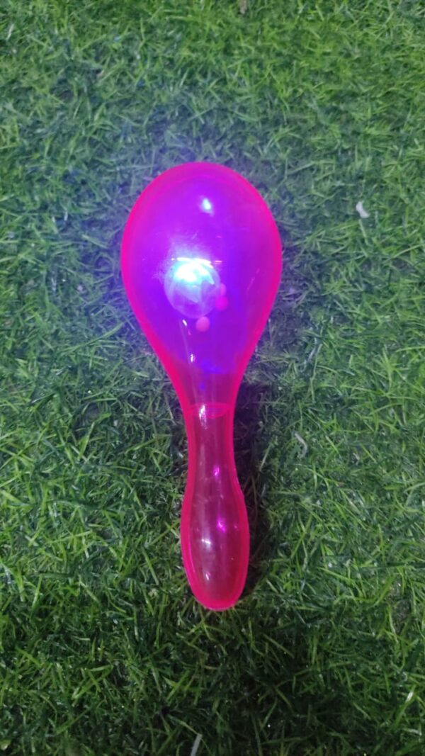 Maracas Transparentes Con Luz - Imagen 5