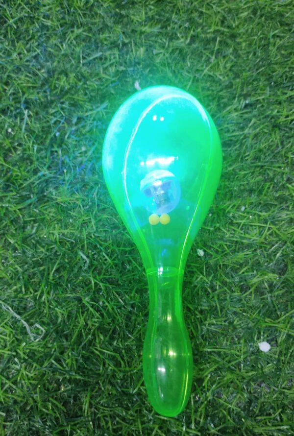 Maracas Transparentes Con Luz - Imagen 2