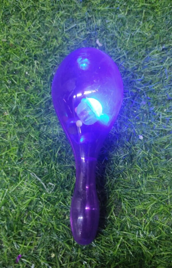 Maracas Transparentes Con Luz - Imagen 4