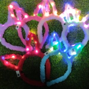 Diadema Con Luz Con Orejas De Conejo