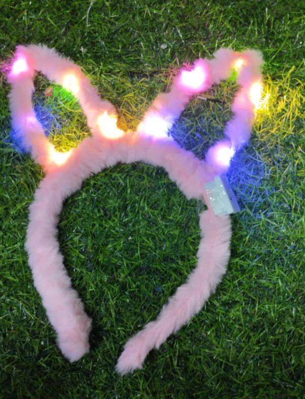 Diadema Con Luz Con Orejas De Conejo - Imagen 2