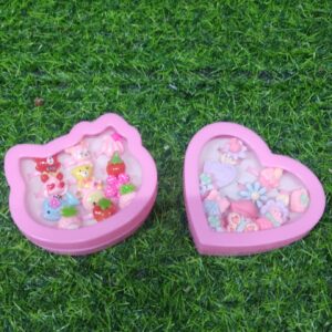 Anillo Infantil De Corazón Y Kitty