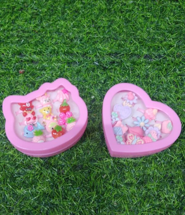 Anillo Infantil De Corazón Y Kitty