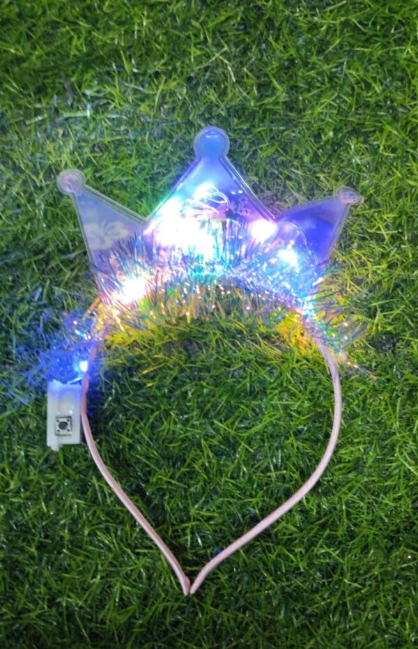 Diadema Con Corona Con Luz Minnie
