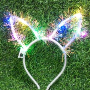 Diadema Orejas De Gato Con Luz